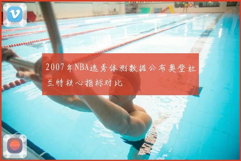 2007年NBA选秀体测数据公布奥登杜兰特核心指标对比